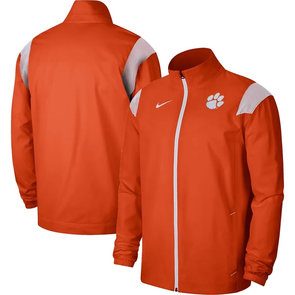 Clemson Tigers Nike Full-Zip Men’s Orange Jacket Large NWOT